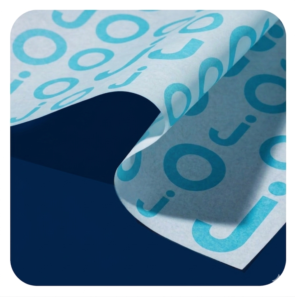 Printed White Tissue Paper