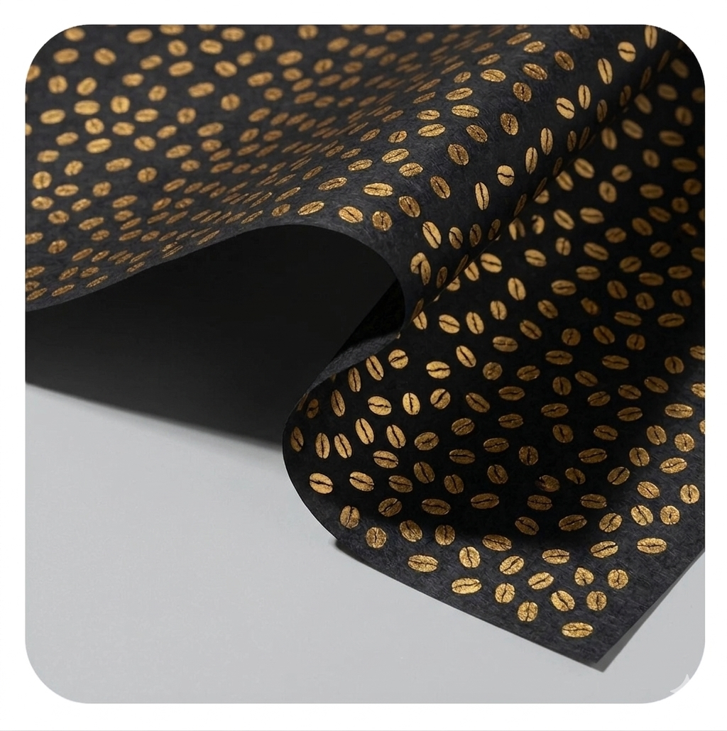 Printed Black Tissue Paper