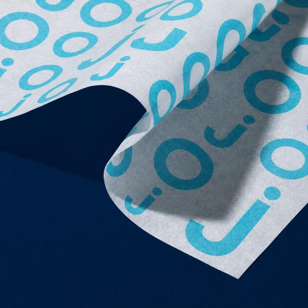 Printed White Tissue Paper