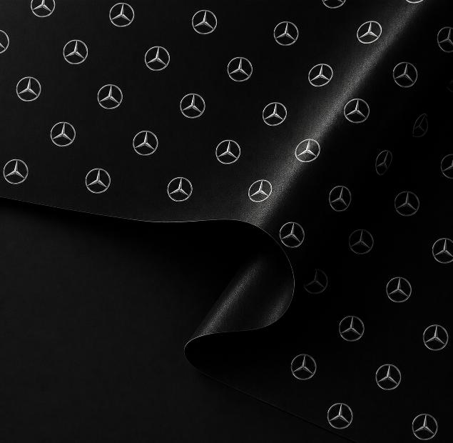 Printed Black Tissue Paper