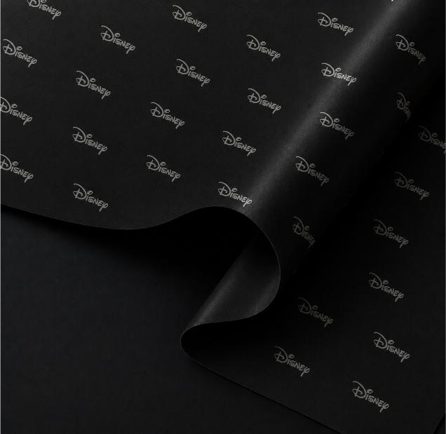 Printed Black Tissue Paper