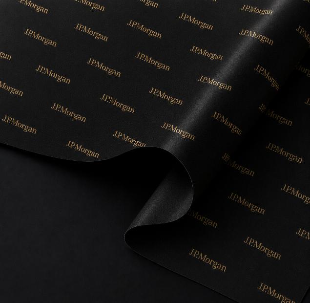 Printed Black Tissue Paper