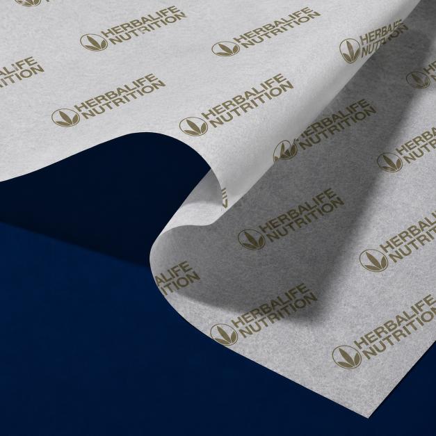 Printed White Tissue Paper